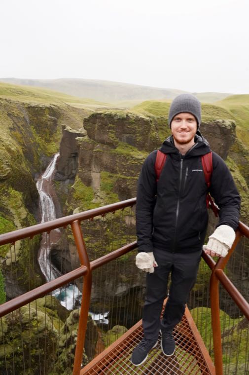 Waterfalls at Fjaðrárgljúfur Canyon