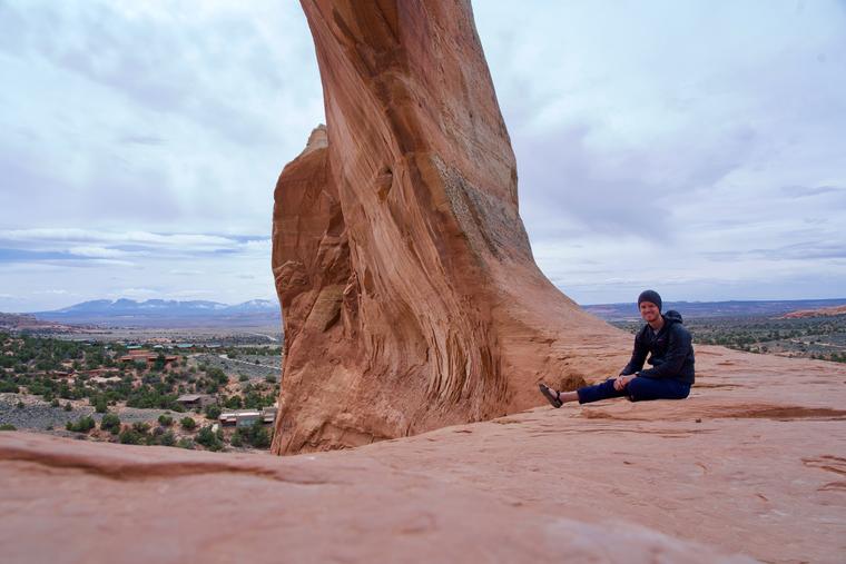 Me, at Wilson Arch