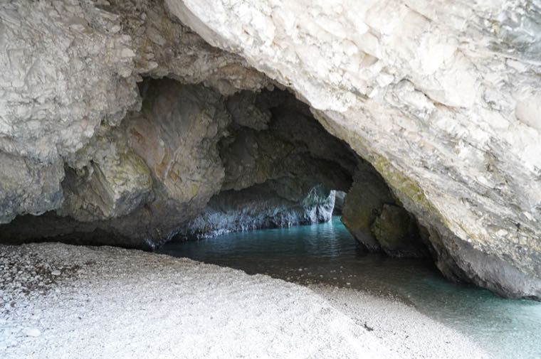 Myrtos Beach Cave