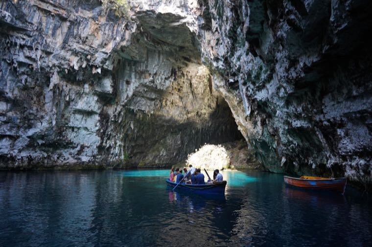 Melissani Cave Boats