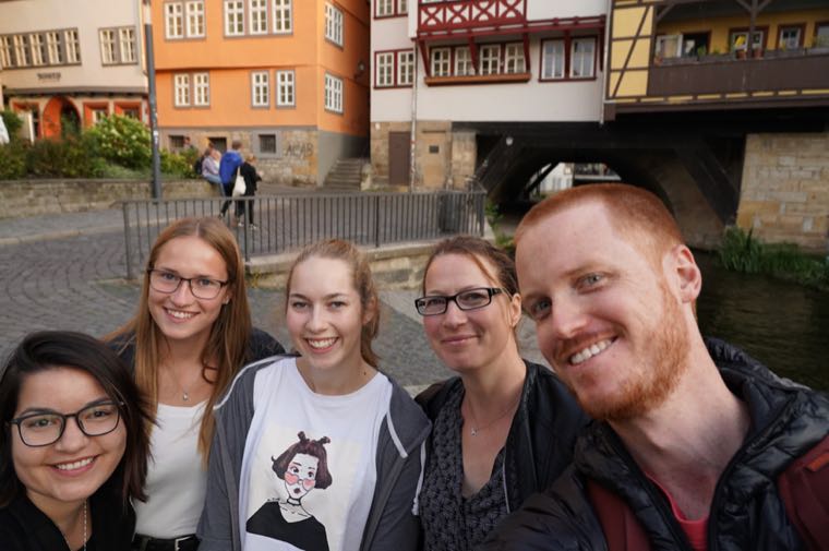 Krämerbrücke Group Selfie