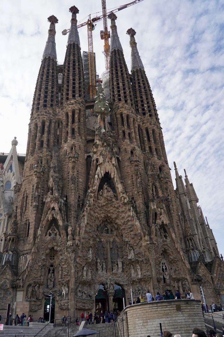 Front of Sagrada Família